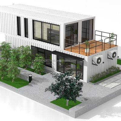Porto Rico Posicionamento dobrável 40ft Luxury Pack Container Casas Modulares Prefabricadas Casa Prefabricada para o mercado