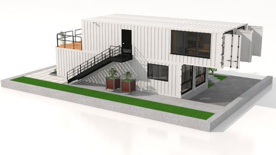 Porto Rico Posicionamento dobrável 40ft Luxury Pack Container Casas Modulares Prefabricadas Casa Prefabricada para o mercado