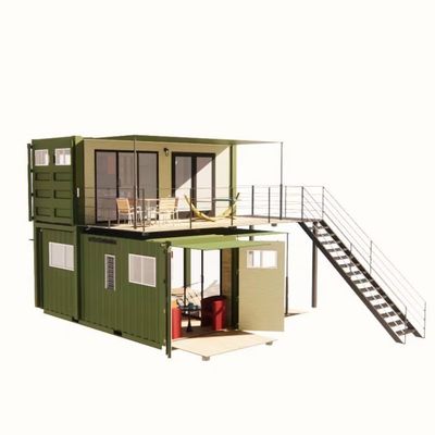 20ft ou 40ft dobrável Porto Rico Vida de luxo Flat Pack Container de transporte Casas Modulares Prefabricadas Prefab House