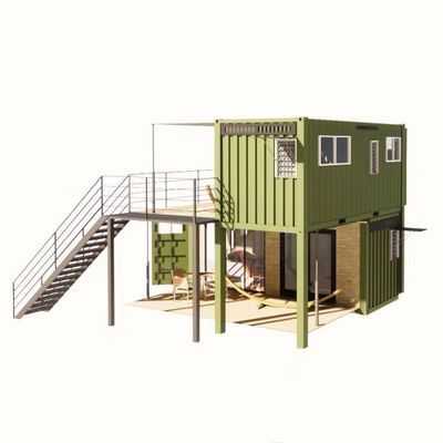 20ft ou 40ft dobrável Porto Rico Vida de luxo Flat Pack Container de transporte Casas Modulares Prefabricadas Prefab House