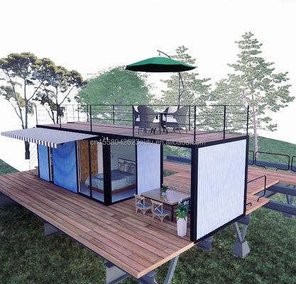 Loja Casa Modular Prefabricada Moderna e Fácil de Montar com Paredes de Painel Sandwich de 50/75/100 mm