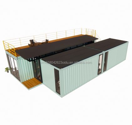 20ft/40ft pré-fabricado portavel dobrável contêiner expansível pequena casa móvel com 3 quartos alumínio liga de janelas
