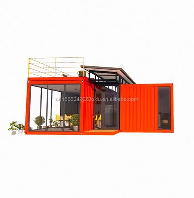20ft/40ft pré-fabricado portavel dobrável contêiner expansível pequena casa móvel com 3 quartos alumínio liga de janelas