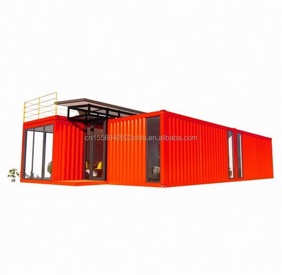 20ft/40ft pré-fabricado portavel dobrável contêiner expansível pequena casa móvel com 3 quartos alumínio liga de janelas