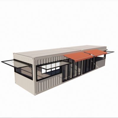 20ft 40ft Portable Kiosk Modificado Prefab Modular Café Loja de Envio Bar Container Transformando sua experiência de banheiro