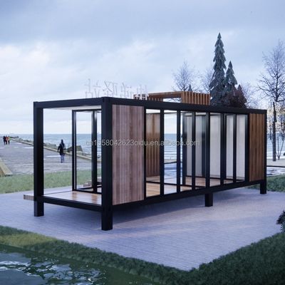 50/75/100mm Wave Sandwich Panel Casa de contêineres de parede Vila móvel prefabricada para design moderno