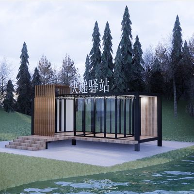 50/75/100mm Wave Sandwich Panel Casa de contêineres de parede Vila móvel prefabricada para design moderno