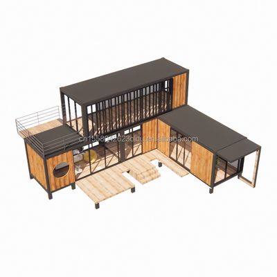 Casa de contêiner galvanizado de aço móvel para escritório e casa de banho pré-fabricada