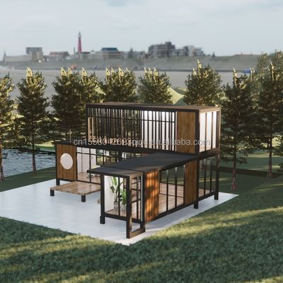 Casa de contêiner galvanizado de aço móvel para escritório e casa de banho pré-fabricada
