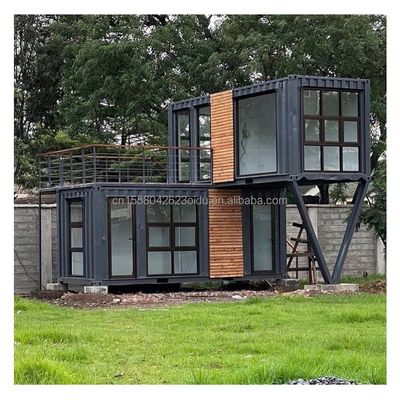 Alumínio liga Janela 20ft40ft 2 quarto Container Porta de vidro Prefabricado Living Container Casa Casa Estúdio para estúdio