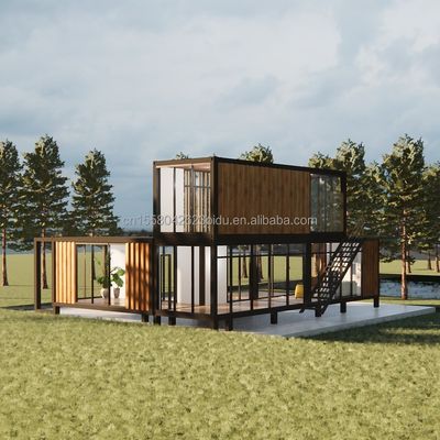 Casa de contêiner galvanizado de aço móvel para escritório e casa de banho pré-fabricada