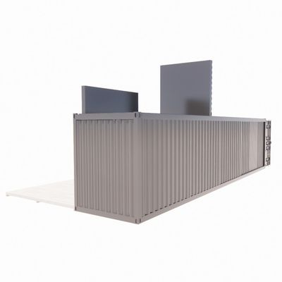 Parede 50/75/100mm Painel de sanduíche de onda Casa portátil Casas móveis Container de transporte pré-fabricado Barra de liga de alumínio Janela