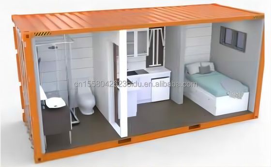 Casa Container Móvel Casa Com Banheiro Cozinha Quarto Customizado Cor Janela de Alumínio