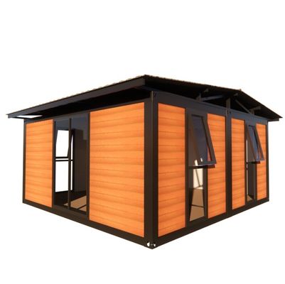 Painéis de sanduíche removíveis Casa de jardim pré-fabricada para fácil montagem e transporte em contêineres de 20 ou 40 pés