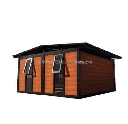Painéis de sanduíche removíveis Casa de jardim pré-fabricada para fácil montagem e transporte em contêineres de 20 ou 40 pés