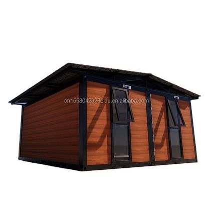 Painéis de sanduíche removíveis Casa de jardim pré-fabricada para fácil montagem e transporte em contêineres de 20 ou 40 pés