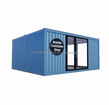 2023 Casas de contêineres modulares pré-fabricadas com janelas de liga de alumínio e tubos quadrados de aço galvanizado