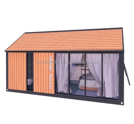 Experimente o máximo conforto em um hotel de 2 quartos de madeira com parede 50/75/100mm