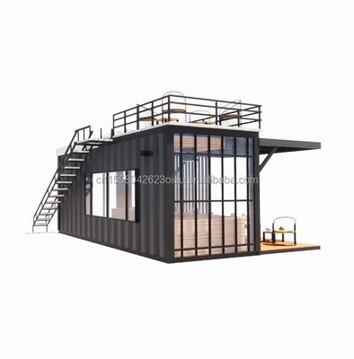 Janela de liga de alumínio Prefabricado Expedição Café móvel Container Bar Shops para layout personalizável