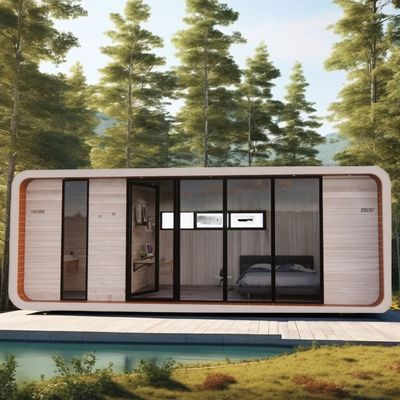 Casa de férias em forma especial com cor personalizada e instalação rápida