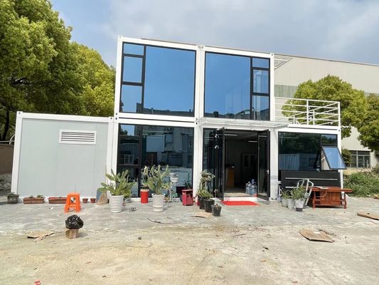 Design moderno Luxo Prefabricado Container Flat Pack Cozinhas de hotel com 50/75/100mm Wave Sandwich Panel Paredes