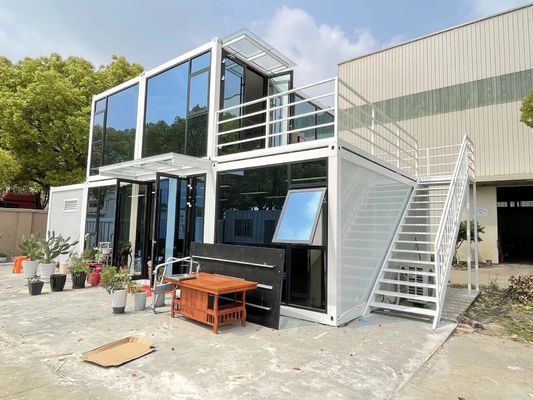 Design moderno Luxo Prefabricado Container Flat Pack Cozinhas de hotel com 50/75/100mm Wave Sandwich Panel Paredes
