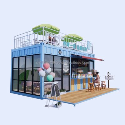 Hotel Design Moderno 20ft ou 40ft Container pré-fabricado Café e Bar para Hotel