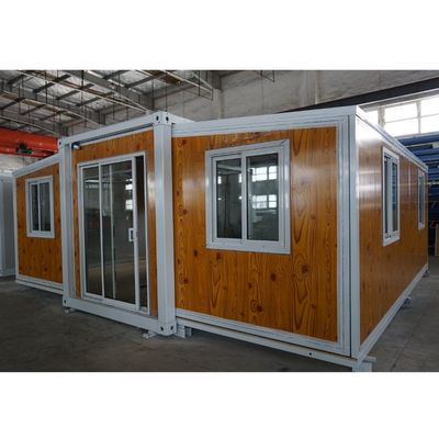 Casas de contêineres pré-fabricadas dobráveis com estilo de design moderno e janelas de liga de alumínio