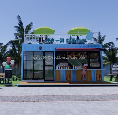 Hotel Design Moderno 20ft ou 40ft Container pré-fabricado Café e Bar para Hotel