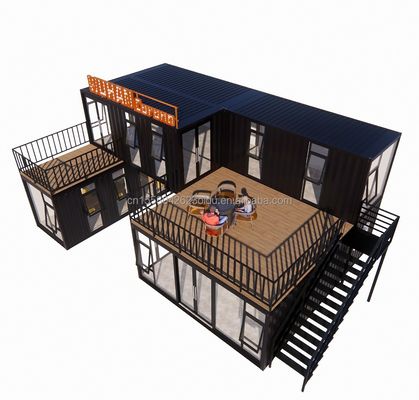 20ft ou 40ft Container Houses Custom Made Bar Café Hotel Restaurante Loja de Envio Container Loja de Café Loja de Containers Quiosque
