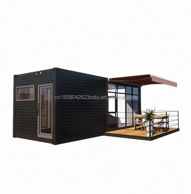 Container dobrável feito de tubos quadrados de aço galvanizado e cor personalizada para fácil montagem