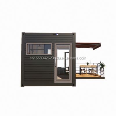 Container dobrável feito de tubos quadrados de aço galvanizado e cor personalizada para fácil montagem