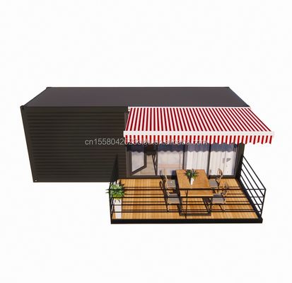 Container dobrável feito de tubos quadrados de aço galvanizado e cor personalizada para fácil montagem