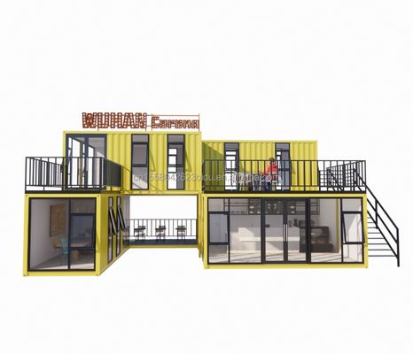 20ft ou 40ft Container Houses Custom Made Bar Café Hotel Restaurante Loja de Envio Container Loja de Café Loja de Containers Quiosque
