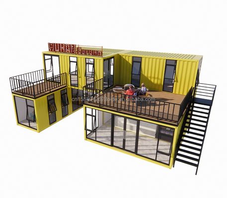 20ft ou 40ft Container Houses Custom Made Bar Café Hotel Restaurante Loja de Envio Container Loja de Café Loja de Containers Quiosque