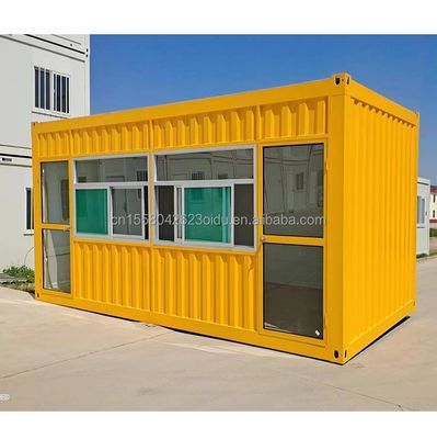 Quarto de quiosque da loja de conveniência em recipiente de embalagem plana para restaurante de fast-food e café