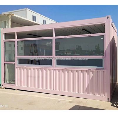 Quarto de quiosque da loja de conveniência em recipiente de embalagem plana para restaurante de fast-food e café