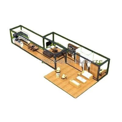 Cores personalizadas 40ft 20ft Modern Luxury Garden Hotel Mobile Casa Pequena Instalação Rápida Container de Envio