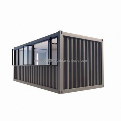 20ft ou 40ft Mini Pop Up Shop Container House Restaurant Shop Street Food Kiosk Container com Janela de Alumínio