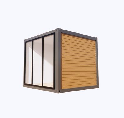 Casa de contêineres acessível com 50/75/100mm Wave Sandwich Panel Parede e Alumínio