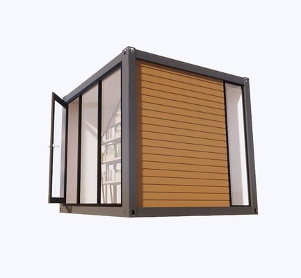 Casa de contêineres acessível com 50/75/100mm Wave Sandwich Panel Parede e Alumínio