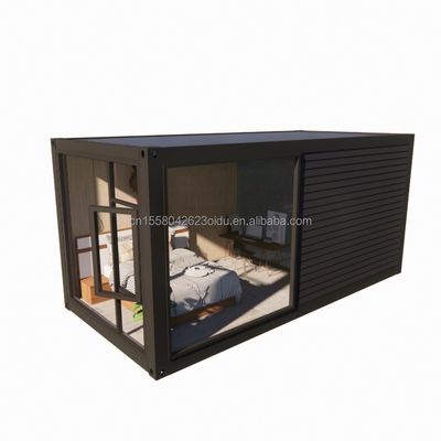 Casa de contêiner de luxo com tubos quadrados de aço galvanizado