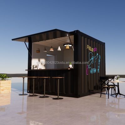 Supermercado Feito de tubos de aço galvanizado quadrado Estrutura principal para 20ft ou 40ft Mobile pré-fabricado casa dobrável