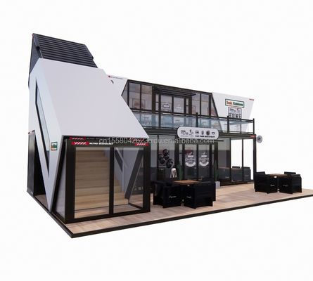 Casa de jardim com tubos quadrados de aço galvanizado Estrutura principal Estilo de design chinês