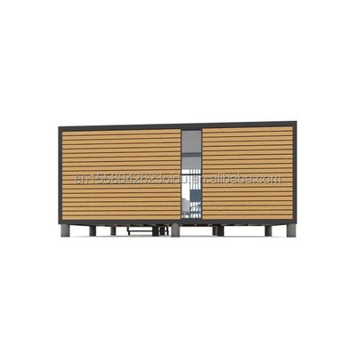Casas de contêineres modulares pré-fabricadas estilo de design moderno com estrutura de aço galvanizado de aço dobrado 180g