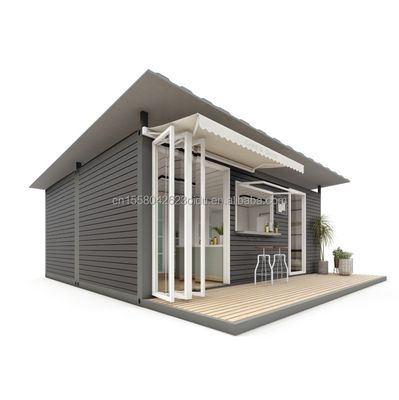 Tubos quadrados de aço galvanizado Estrutura principal utilizada para pré-fabricados Modular Flat Pack Container de transporte de escritórios