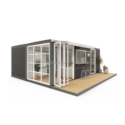 Tubos quadrados de aço galvanizado Estrutura principal utilizada para pré-fabricados Modular Flat Pack Container de transporte de escritórios