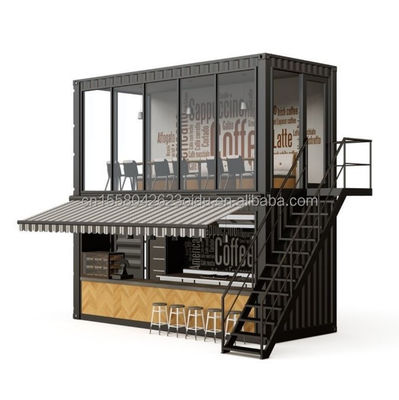 Hotelaria Negócios estilo de design chinês 20ft jardim multicolor Container House para personalização