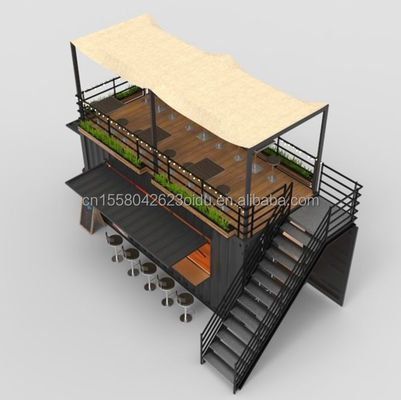 Hotelaria Negócios estilo de design chinês 20ft jardim multicolor Container House para personalização
