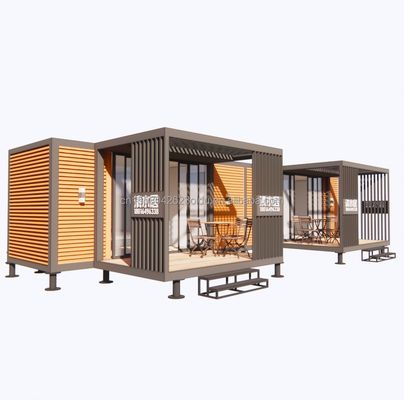 Container de estrutura de aço de design chinês Vila modular para montagem fácil Casa moderna Casas de luxo